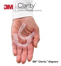 Clarity Duel Aligners_Branded_Hand_White